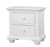 American Woodcrafters Cottage Traditions White 2 Drawer 28 in. W Nighstand - Thumbnail 1