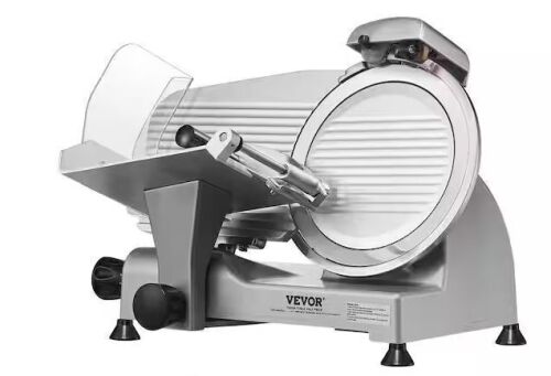 VEVOR 340W Electric Deli Food Slicer with 10 in. Stainless Steel Blade and Built-in Sharpening Stone - Lot 61JF