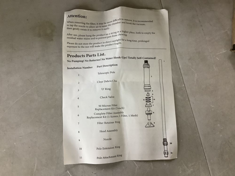 Handheld Spa Vacuum - Image 5 - Lot 153