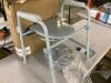 Drive Medical Folding Steel Bedside Commode Chair - Thumbnail 3