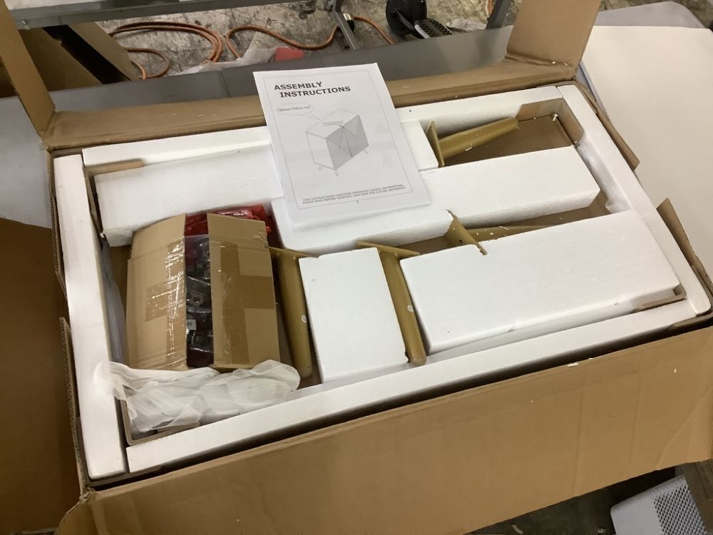 Storage Cabinet Sideboard with Fluted Wood Doors - Image 2 - Lot 158