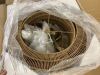 24” Boho Large Rattan Chandelier Light Fixture, 6-Light - Thumbnail 2