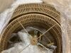 24” Boho Large Rattan Chandelier Light Fixture, 6-Light - Thumbnail 3
