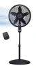 Lasko Cyclone 18 in. 3 Speed Oscillating Pedestal Fan for Home in Black with Adjustable Height, 4-Hour Timer and Remote - Thumbnail 1