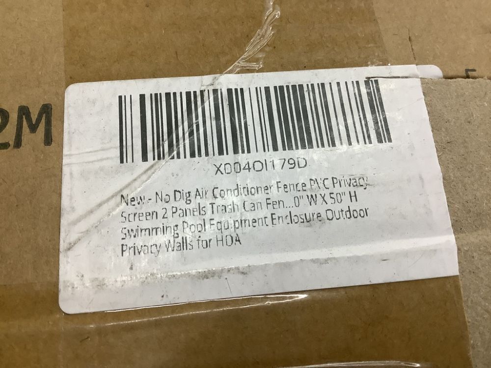No Dig Air Conditioner PVC Privacy Fence - Image 3 - Lot 264