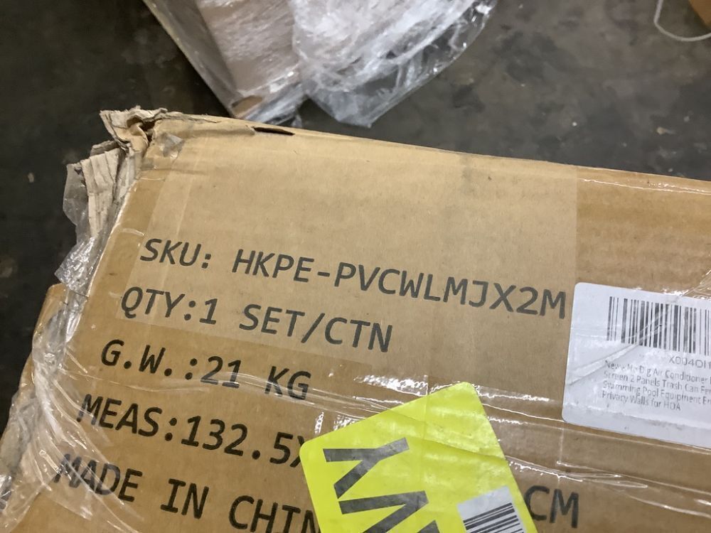 No Dig Air Conditioner PVC Privacy Fence - Image 4 - Lot 264