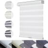 Persilux Cordless Zebra Blinds, White, 35" x 64" - Thumbnail 1