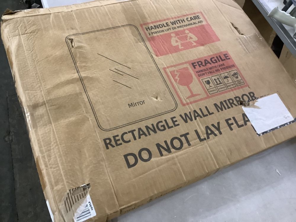 VocalStar 22 x 30 Inch Silver Rounded Rectangle Mirror - Image 6 - Lot 340