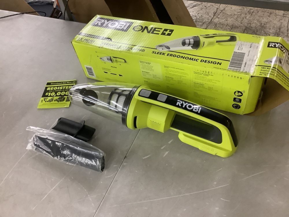 RYOBI ONE+ 18V Cordless Performance Hand Vacuum, Tool Only - Image 4 - Lot 360JF
