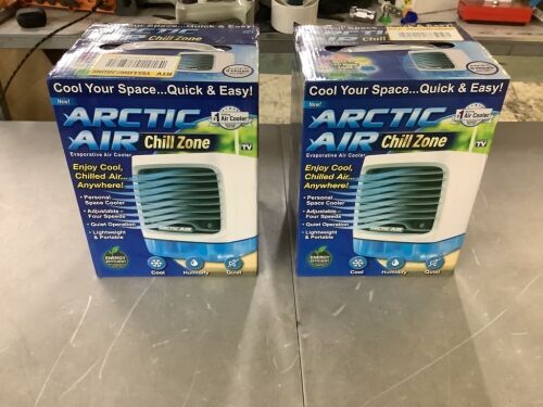 Lot of (2) ARCTIC AIR 76 CFM 4 Speed Portable Evaporative Cooler For 45 sq. ft. - Lot 361JF