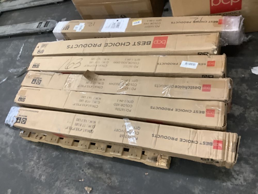 Lot of (6) 10' Solar LED Patio Umbrellas - Uninspected - Image 1 - Lot 424