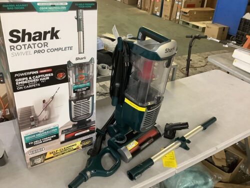 Shark Rotator Swivel Pro Bagless Corded HEPA Filter Upright Vacuum - Missing Odor Neutralizer Piece - Lot 427JF