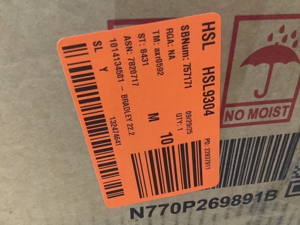 CHRISTOPHER KNIGHT HOME Bradley 22.2 in. Brown and Black Round MDF Plus Solid Wood End Table Side Table with Cross Legs - Image 4 - Lot 430JF