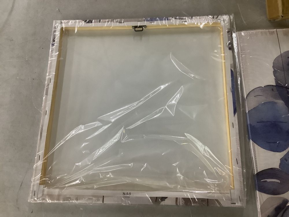 Flower Canvas Wall Art, 4 Pc - Image 5 - Lot 437