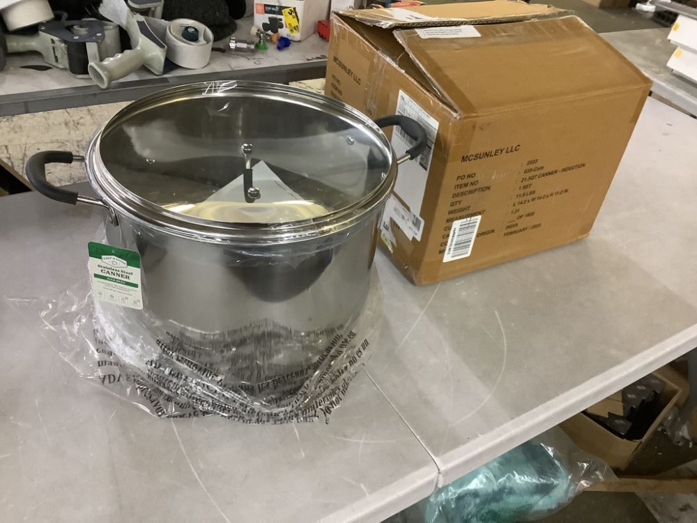 21.5qt Stainless Steel Canner - Image 1 - Lot 438