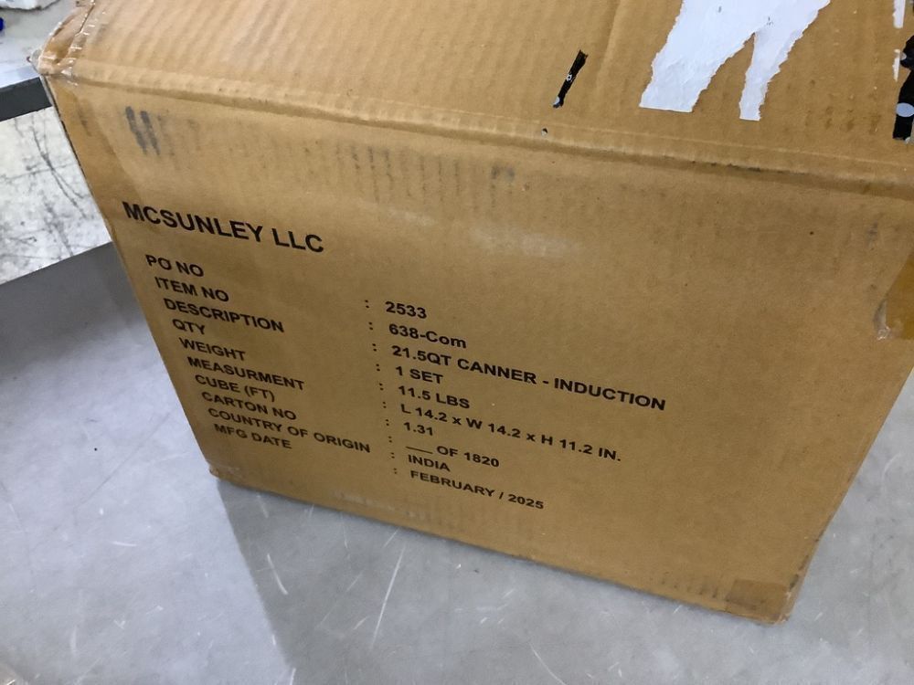 21.5qt Stainless Steel Canner - Image 5 - Lot 438