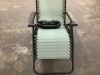 Folding Zero Gravity Recliner Patio Lounge Chair w/ Canopy, Side Tray - Thumbnail 3