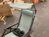Folding Zero Gravity Recliner Patio Lounge Chair w/ Canopy, Side Tray - Thumbnail 4