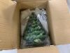 Pre-Lit Ceramic Tabletop Christmas Tree with Lights- 15in - Thumbnail 2