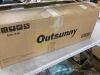 Outsunny 48 in. Steel Portable Charcoal BBQ Grill and Offset Smoker with Wheels and 2 Storage Shelves - Thumbnail 5