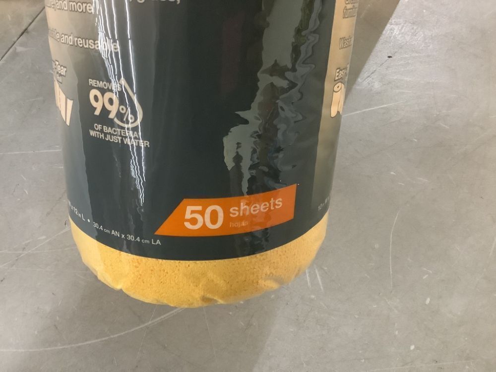 Lot of (5) HDX Easy-Tear 12 in. x 12 in. Microfiber Cloth Roll - Image 5 - Lot 480JF