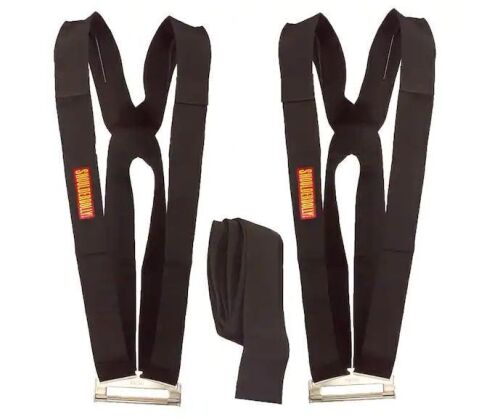 ShoulderDolly 12 ft L x 5 in. W Moving Straps for items up to 800 Lb & Accessory Hooks - Lot 495JF