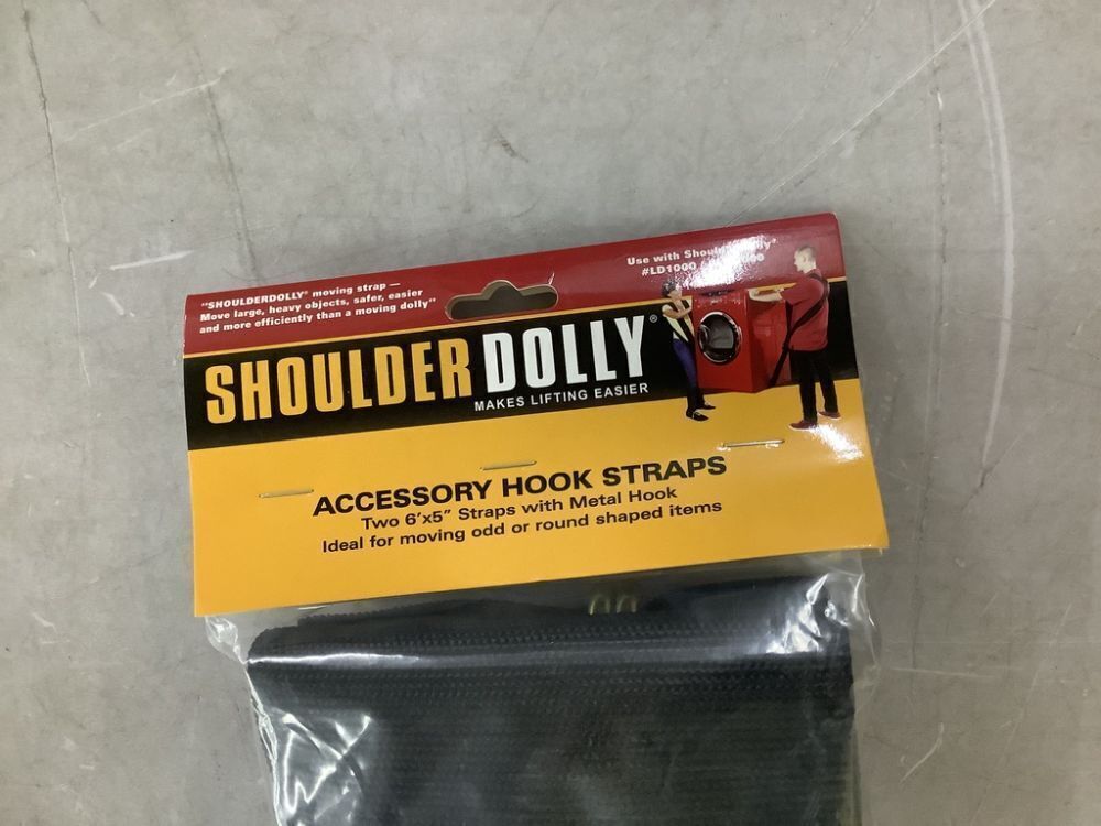 ShoulderDolly 12 ft L x 5 in. W Moving Straps for items up to 800 Lb & Accessory Hooks - Image 7 - Lot 495JF