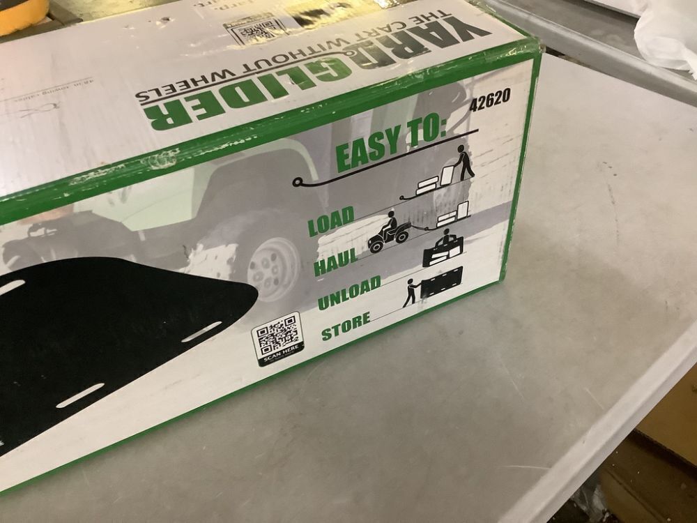 YARD GLIDER 12 cu. ft. Heavy-Duty Material Sled Wheelless Plastic Garden Cart - Image 4 - Lot 499JF