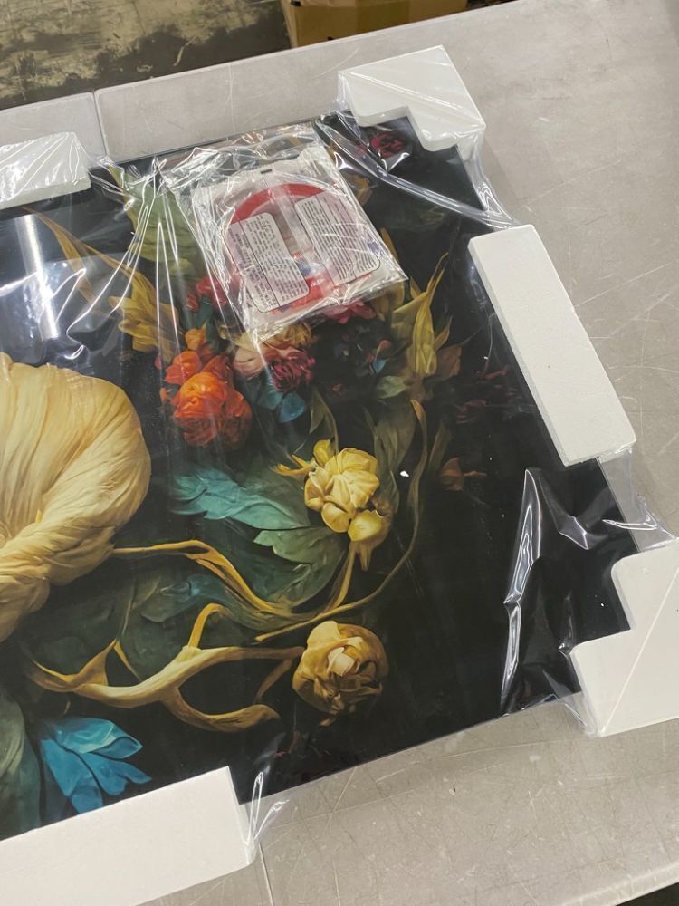 Tempered Glass Stove Backsplash Panel 20" x 30" - Image 4 - Lot 504