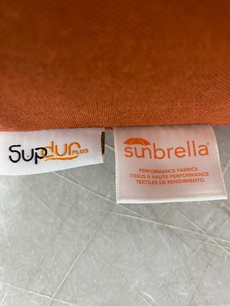 Lot of (2) Sunbrella Outdoor Chair Cushions - Image 4 - Lot 509