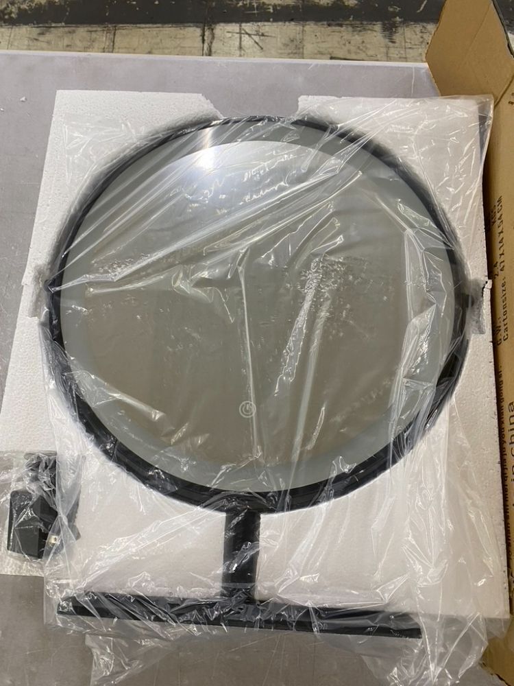 15.8" Round Lighted Vanity Mirror - Image 3 - Lot 512