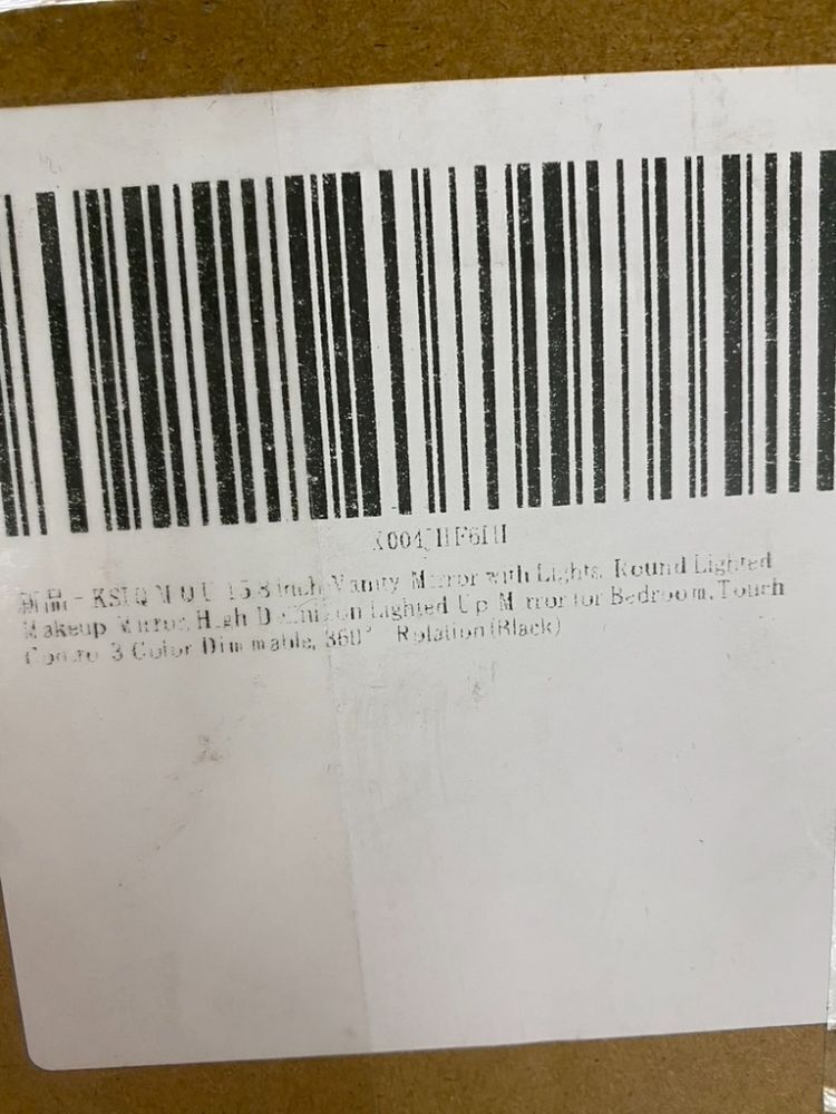 15.8" Round Lighted Vanity Mirror - Image 5 - Lot 512