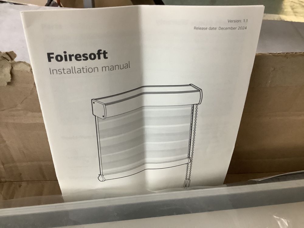 Foiresoft Standard Zebra Roller Blinds 35" x 64" - Image 3 - Lot 539