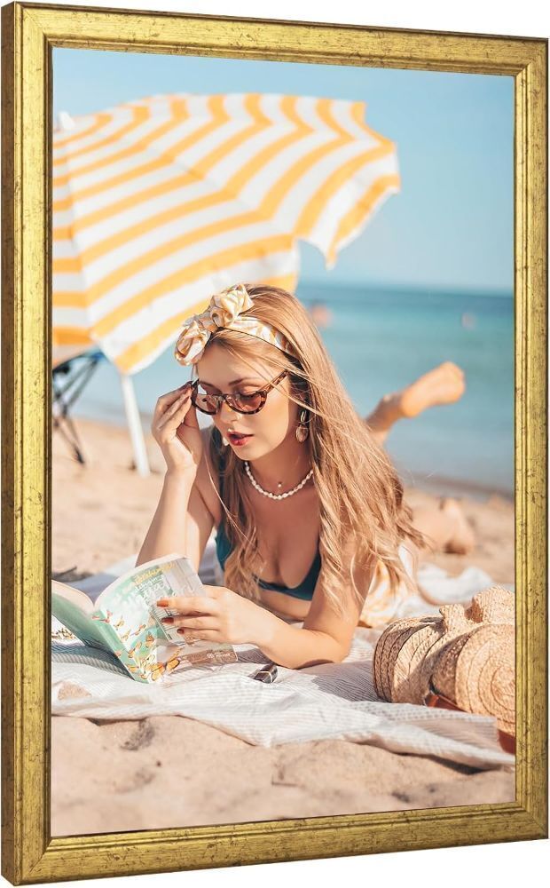 Wood Frame 24x30, Gold - Image 1 - Lot 542