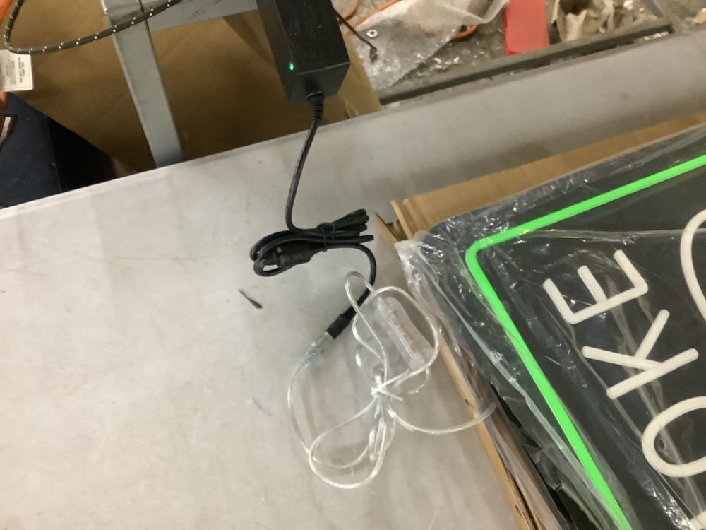 35" Neon Smoke Shop Sign - Image 7 - Lot 543