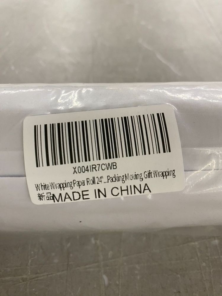 24" White Wrapping Paper Roll - Image 4 - Lot 557