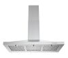Streamline 36 in. Vicolo Ductless Wall Mount Range Hood in Brushed Stainless Steel, Baffle Filters, Push Button Control, LED Light - Thumbnail 1