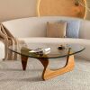 Triangle Coffee Table in Walnut - Thumbnail 1