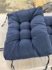 Lot of (2) Chair Cushions with Ties - Thumbnail 2