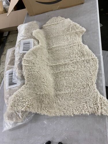 Lot of (3) Nordic Sheep Sheepskin Rugs - Lot 661
