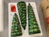 Set of 3 Pre-Lit Ceramic Tabletop Christmas Trees - Thumbnail 3