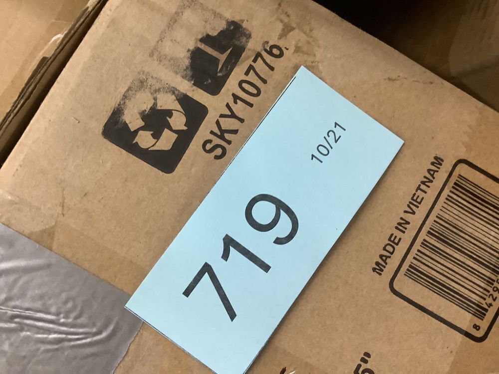 Set of 5 Collapsible Hyacinth Storage Baskets w/ Inserts - 12x12in - Image 2 - Lot 719