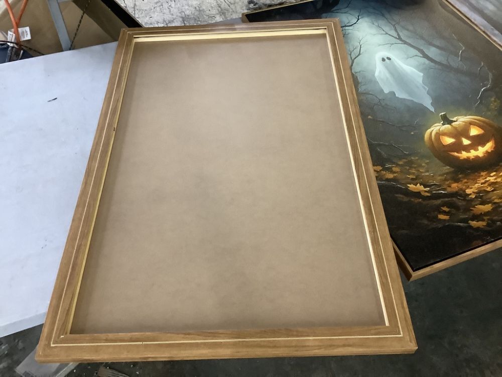 Halloween Framed Canvas Wall Art, 3pc - Image 5 - Lot 731