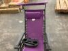 Folding Zero Gravity Recliner Patio Lounge Chair w/ Canopy, Side Tray - Thumbnail 4