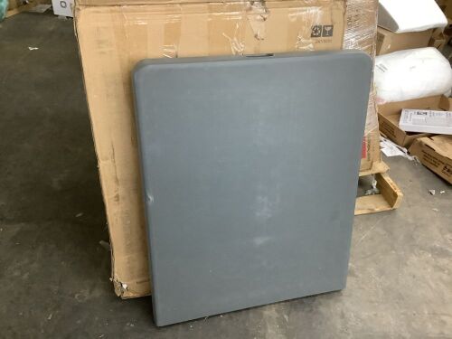 Portable Folding Plastic Dining Table w/ Handle, Lock - 6ft - Lot 779