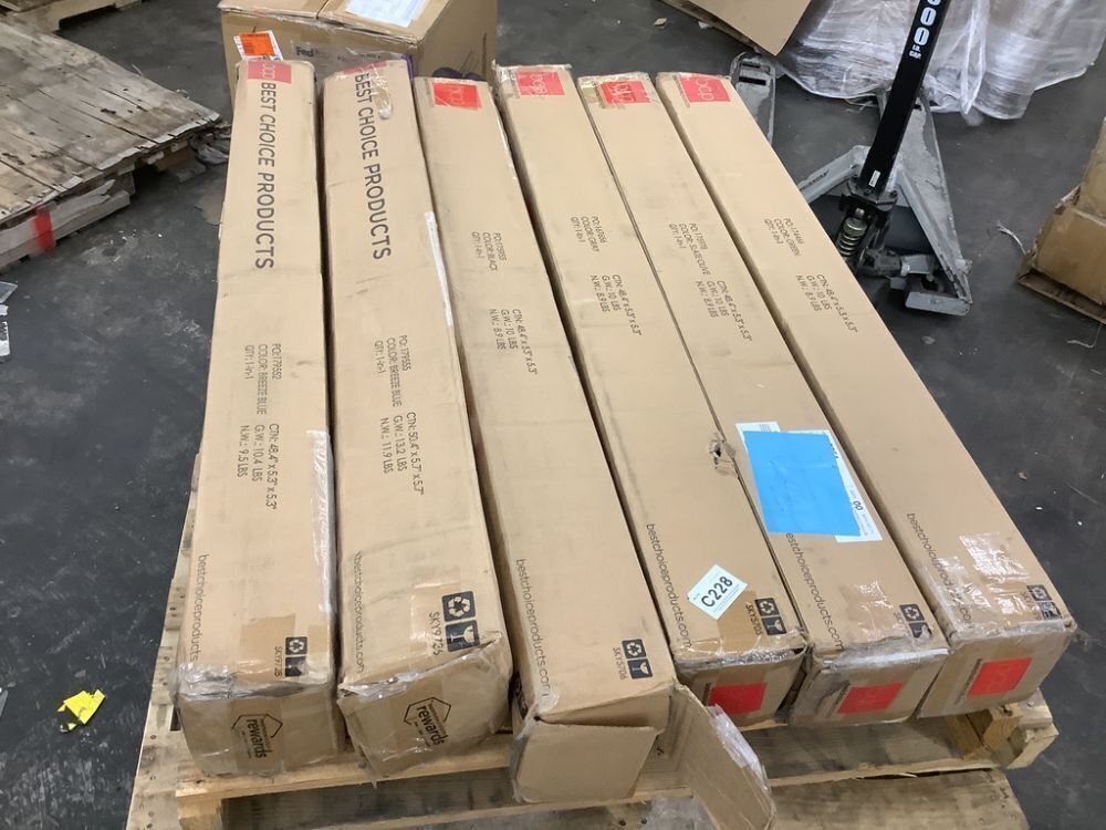 lot of (6) 7.5' Patio Umbrellas - Uninspected - Image 1 - Lot 787