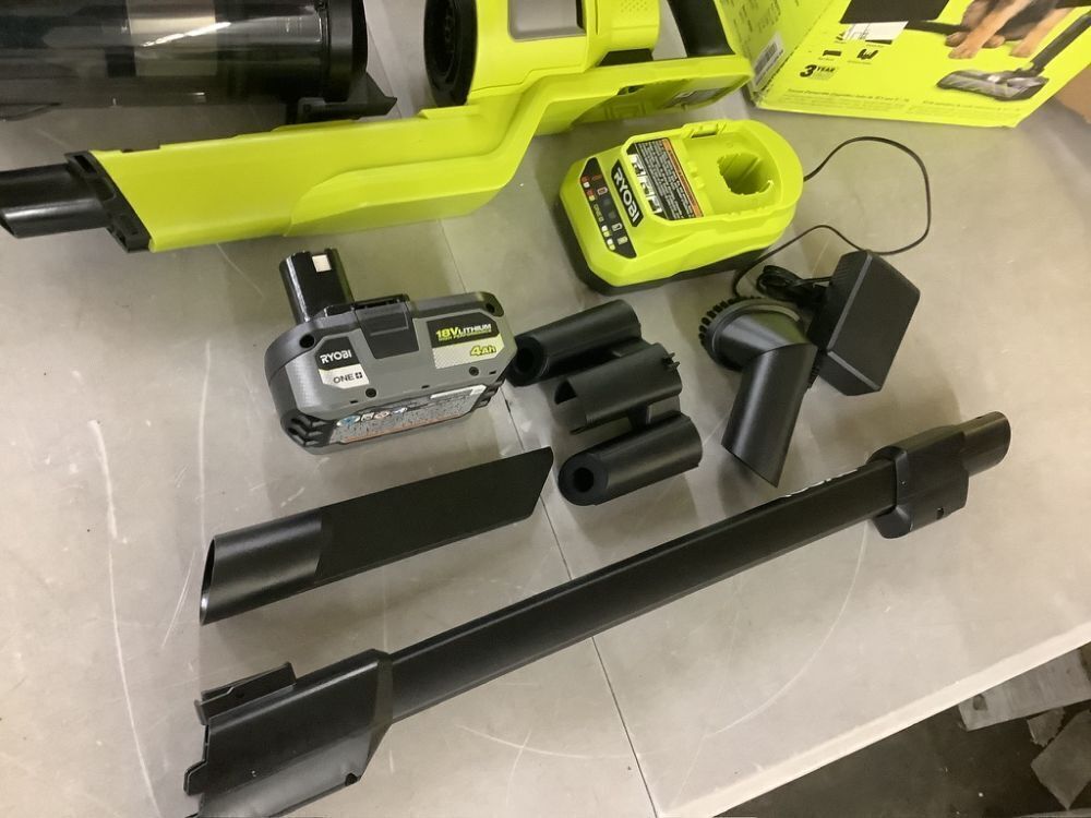 RYOBI ONE+ HP 18V Cordless Pet Stick Vacuum Cleaner Kit with 4.0 Ah HIGH PERFORMANCE Battery and Charger - Image 5 - Lot 88JF