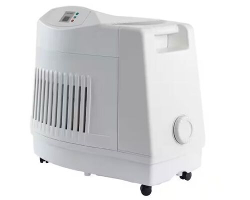 AIRCARE CONSOLE 3.6-Gal. Cool Mist Evaporative Whole House Humidifier for 3,600 sq. ft., White - Lot 103JF