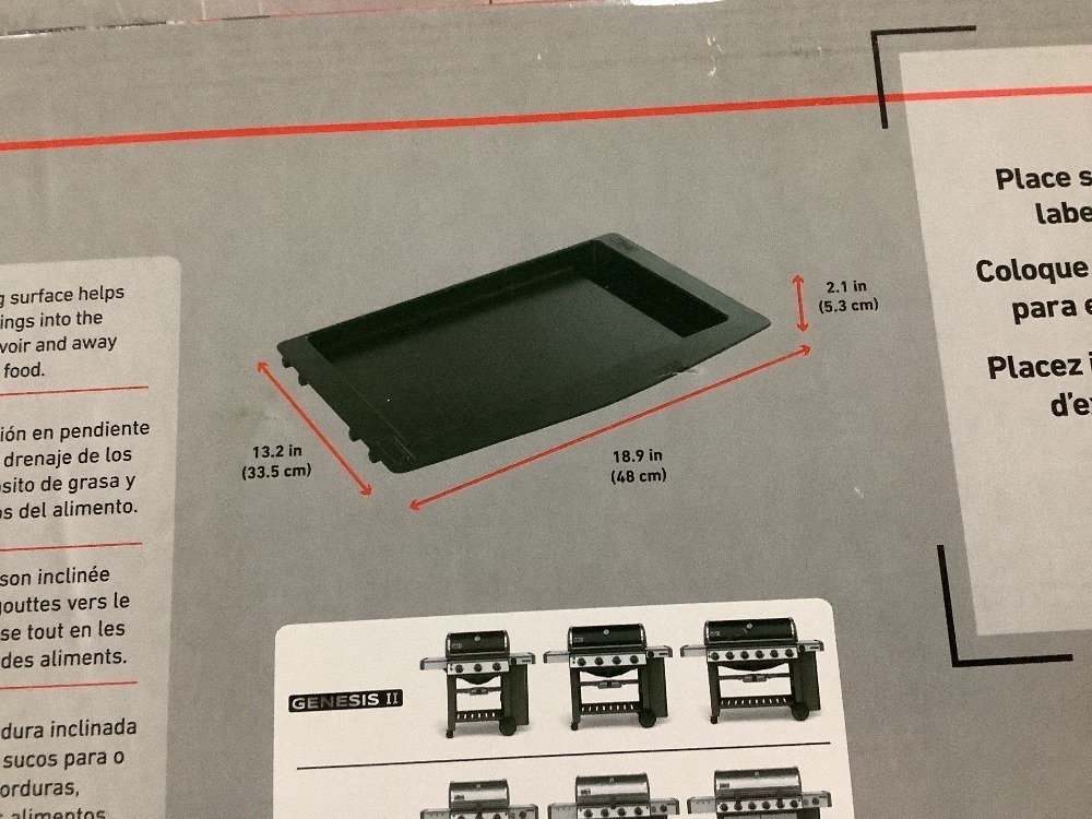 Weber Cast-Iron Griddle for Genesis II and II LX 300/400/600 Gas Grill - Image 5 - Lot 311JF