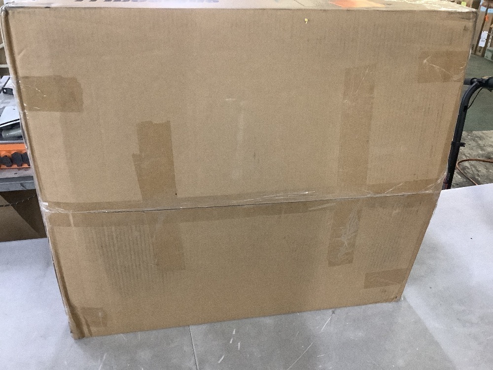 Byblight 23.6 in. Brown Rectangle Engineered Wood Narrow End Table with Drawer and Cabinet - Image 3 - Lot 220JF